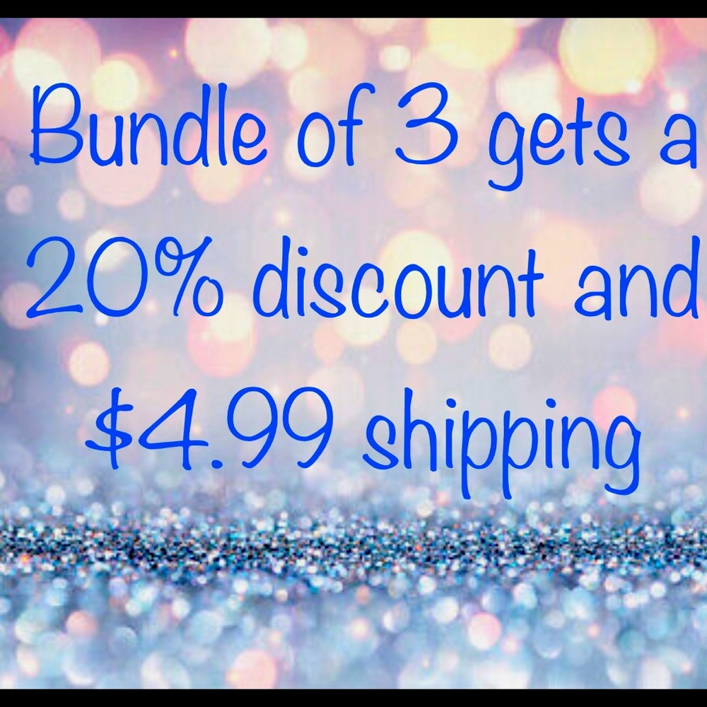 🎁🎁🎁 Bundle three items and get a 20% discount and 4.99 shipping.🎁🎁🎁